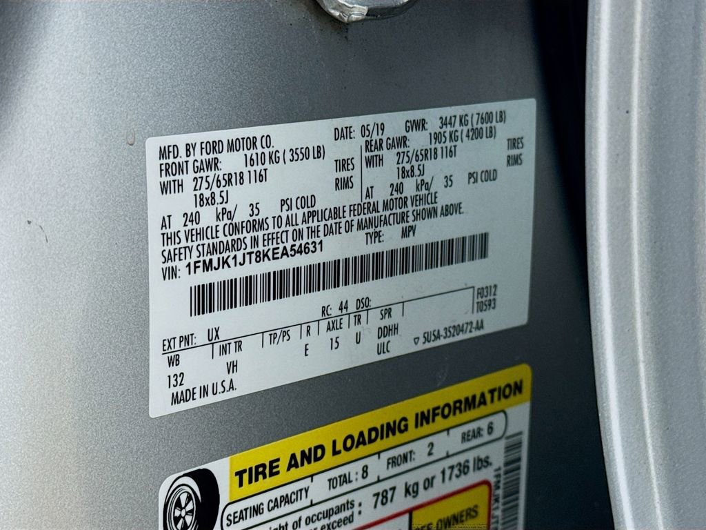 Used 2019 Ford Expedition Max XLT w/ Equipment Group 202A AWD/4WD image 40