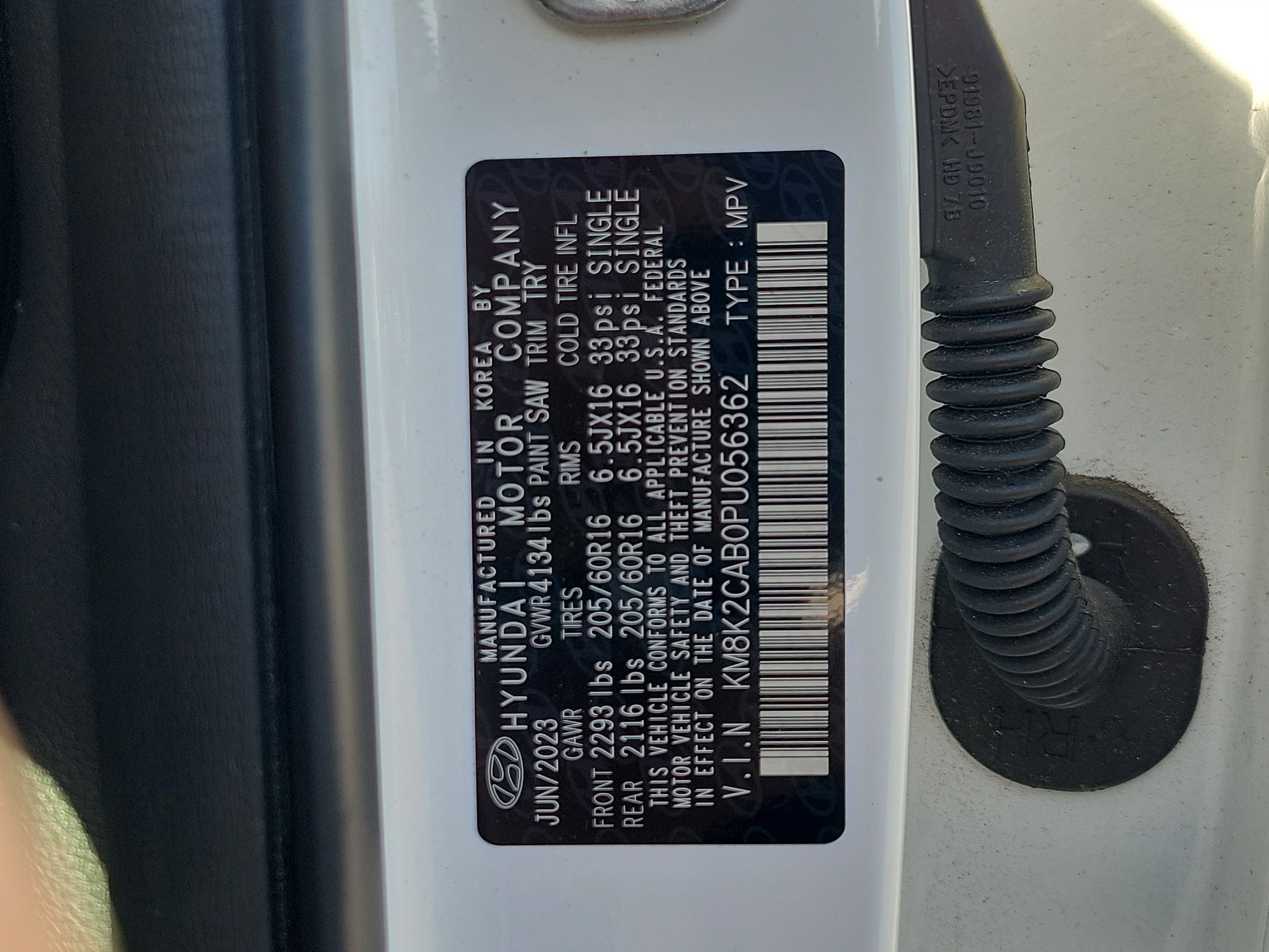 Certified 2023 Hyundai Kona SE w/ Cargo Package image 31