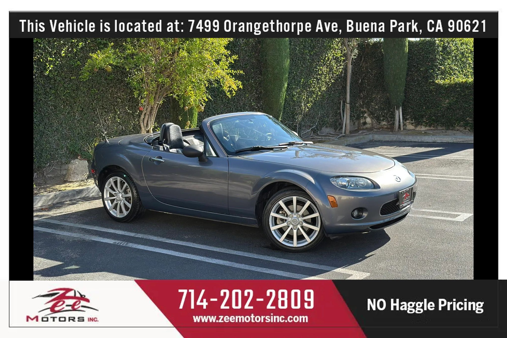 Used 2008 MAZDA MX-5 Miata Grand Touring w/ Premium Pkg RWD image 1