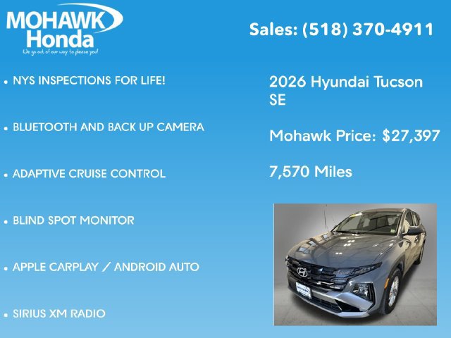 Used 2026 Hyundai Tucson SE AWD/4WD image 7