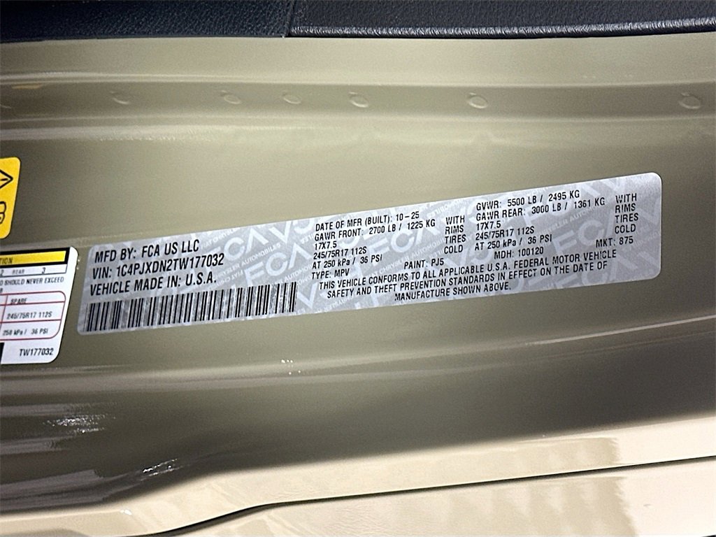 New 2026 Jeep Wrangler Sport S image 18