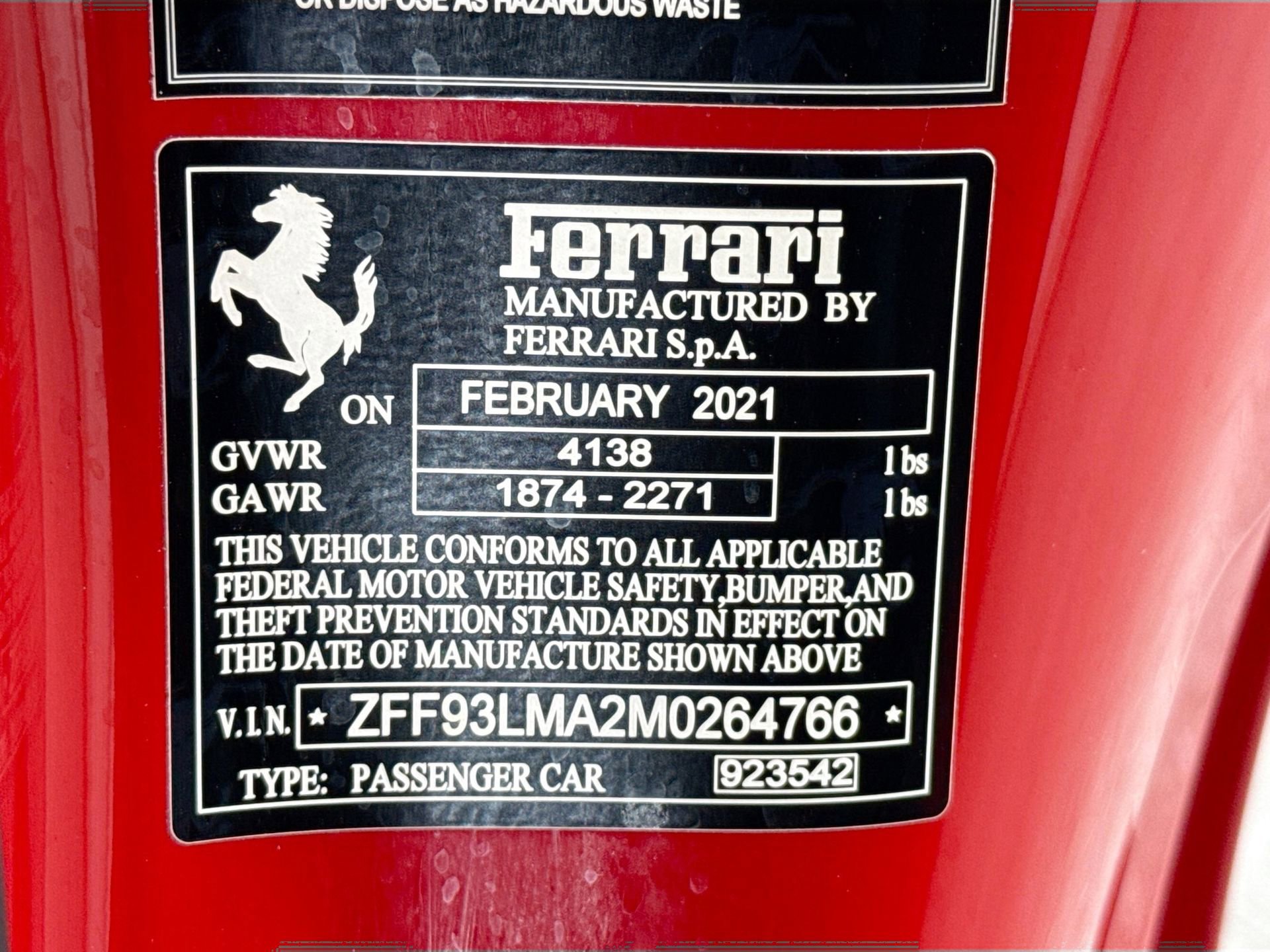 Certified 2021 Ferrari F8 Tributo image 27