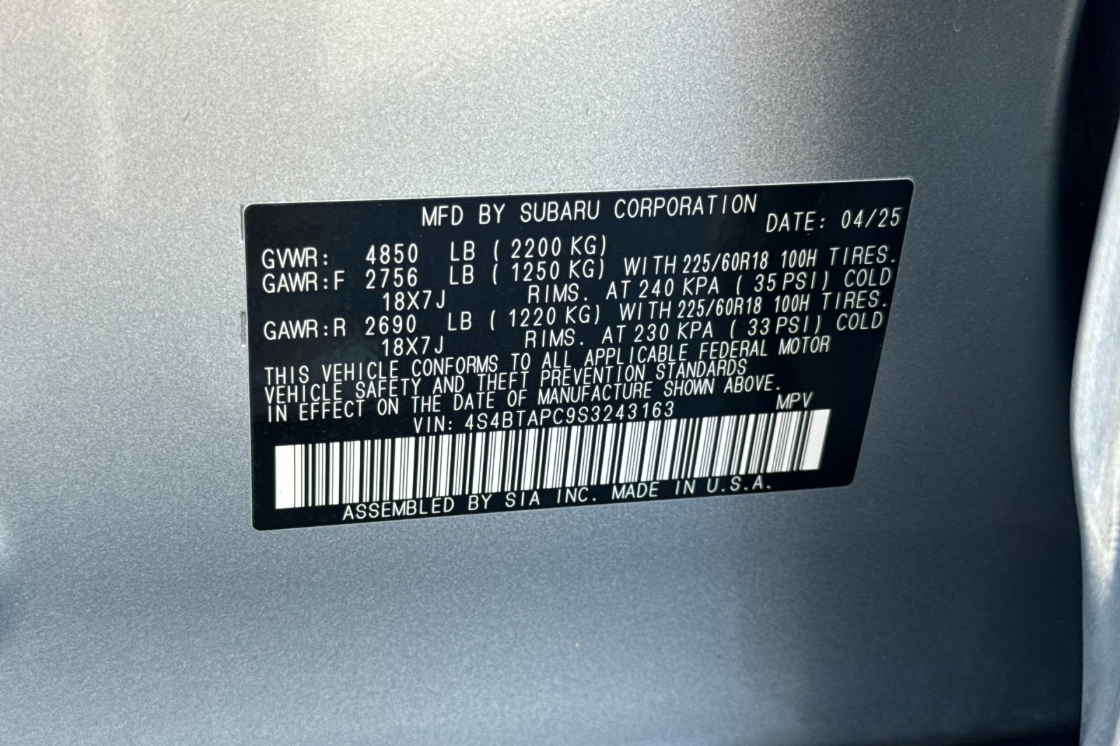 Used 2025 Subaru Outback Touring w/ Popular Package #2 image 21