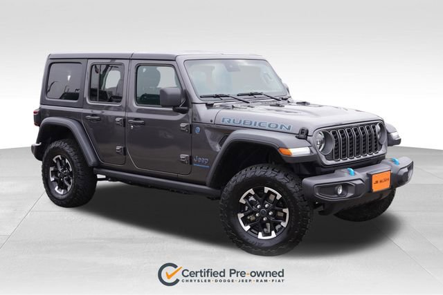 Certified 2025 Jeep Wrangler Unlimited Rubicon 4xe w/ Safety Group