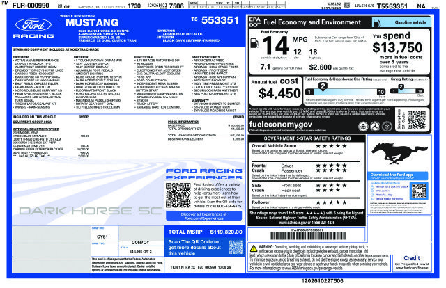 New 2026 Ford Mustang Dark Horse SC RWD image 26