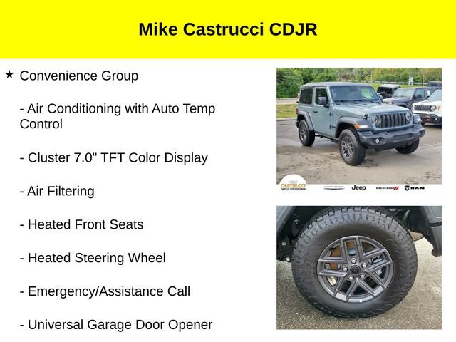 Certified 2026 Jeep Wrangler Sport AWD/4WD image 24