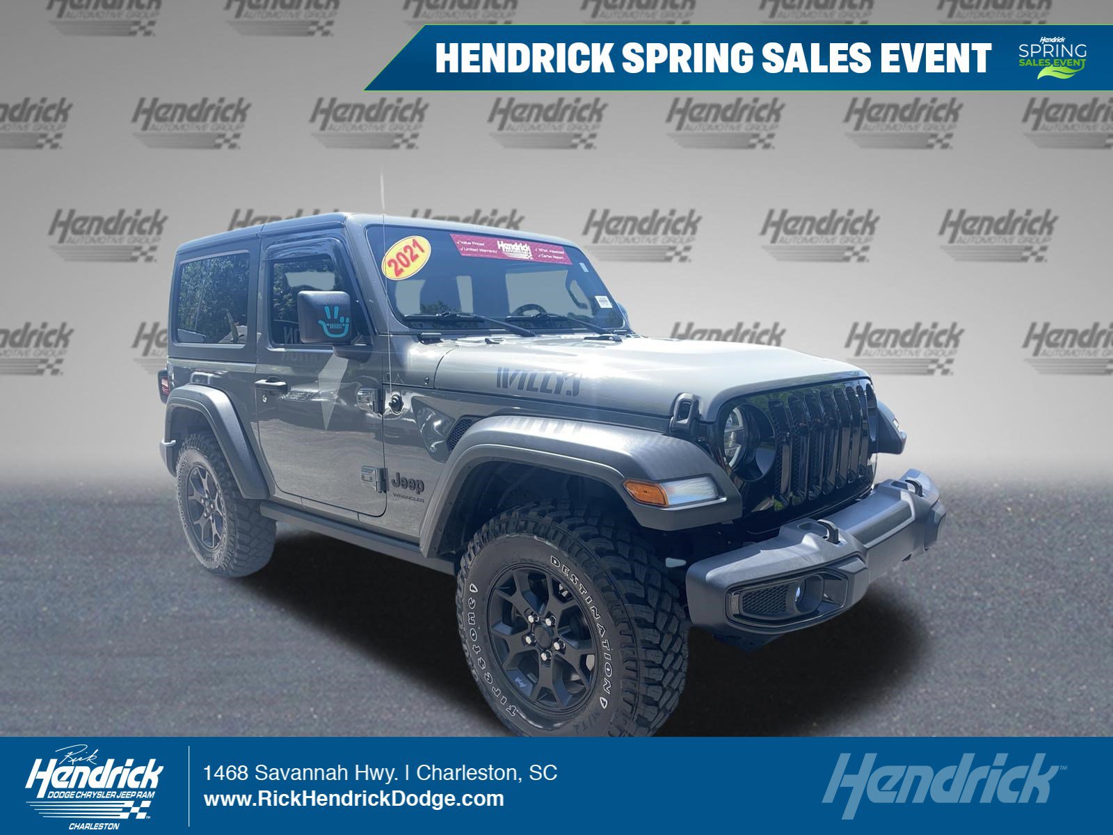 Used 2021 Jeep Wrangler Willys AWD/4WD image 1