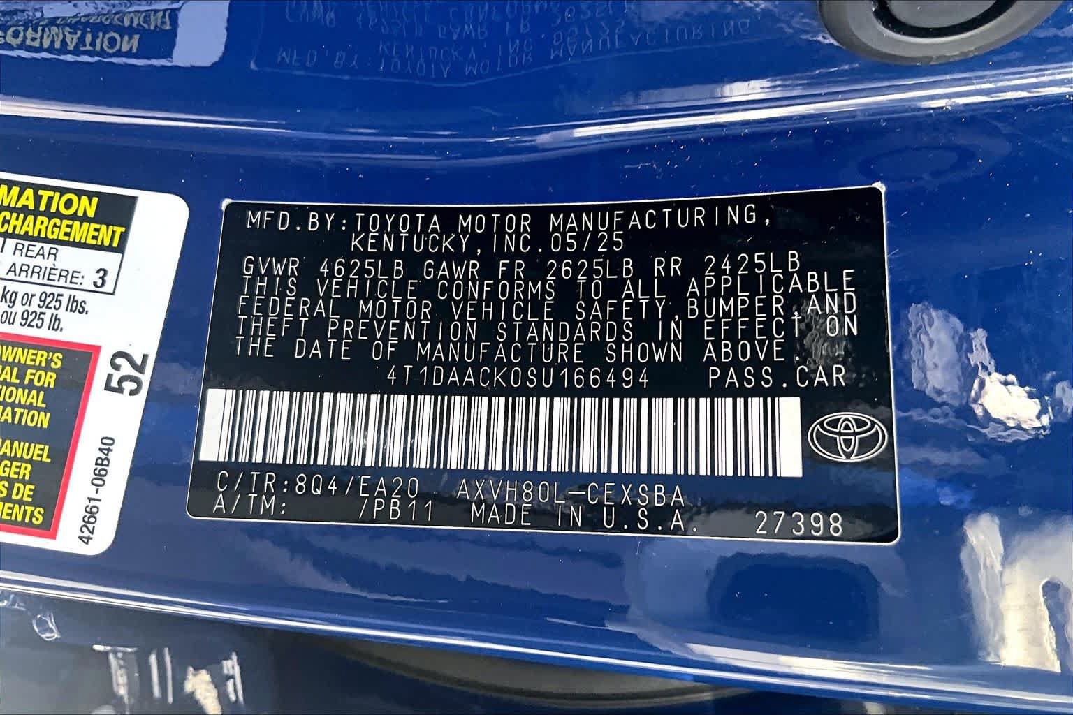 Used 2025 Toyota Camry SE FWD image 36
