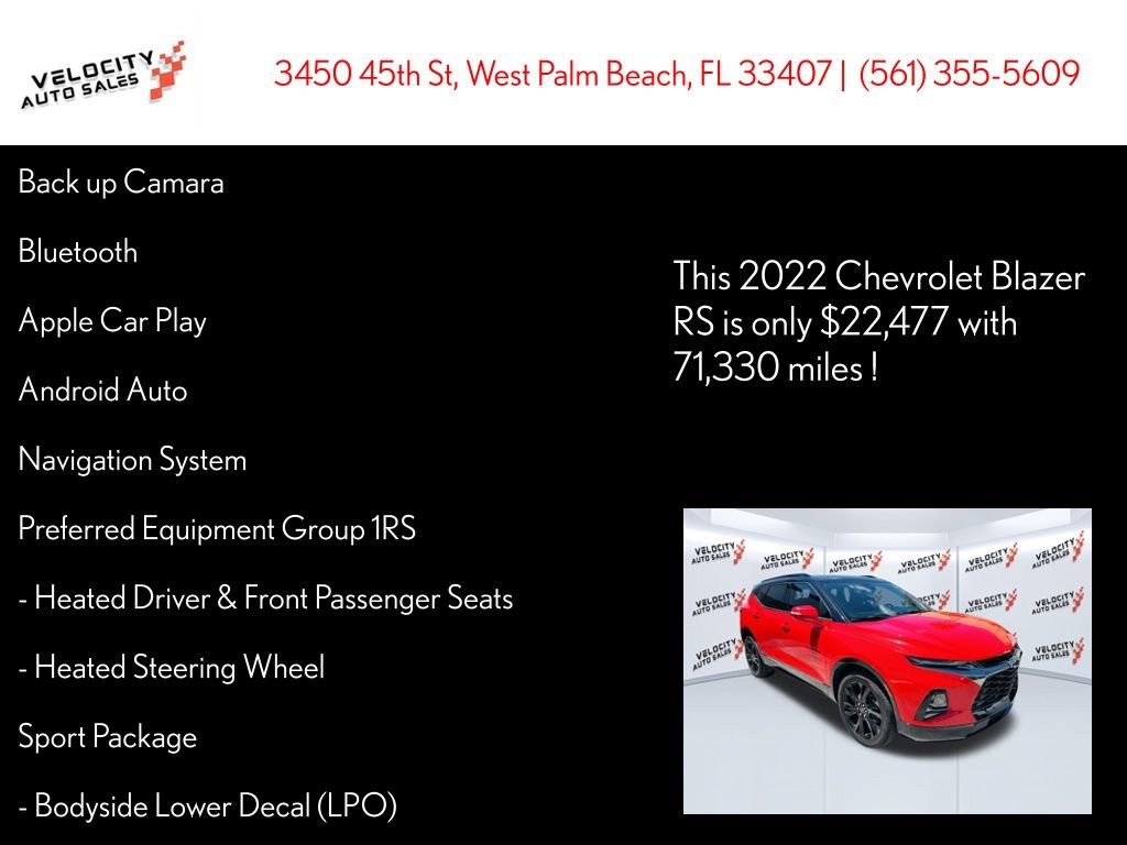 Used 2022 Chevrolet Blazer RS image 33