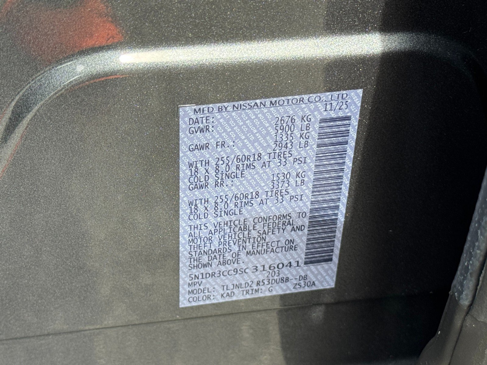 Used 2025 Nissan Pathfinder SL AWD/4WD image 43