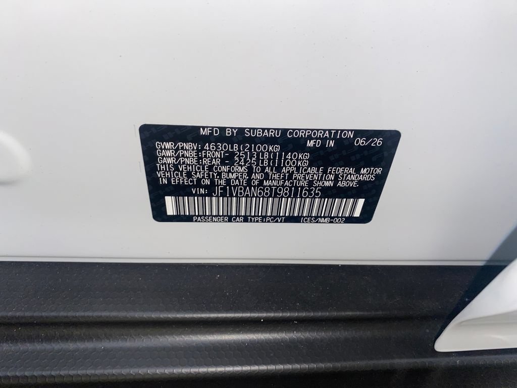 New 2026 Subaru WRX Limited AWD/4WD image 25