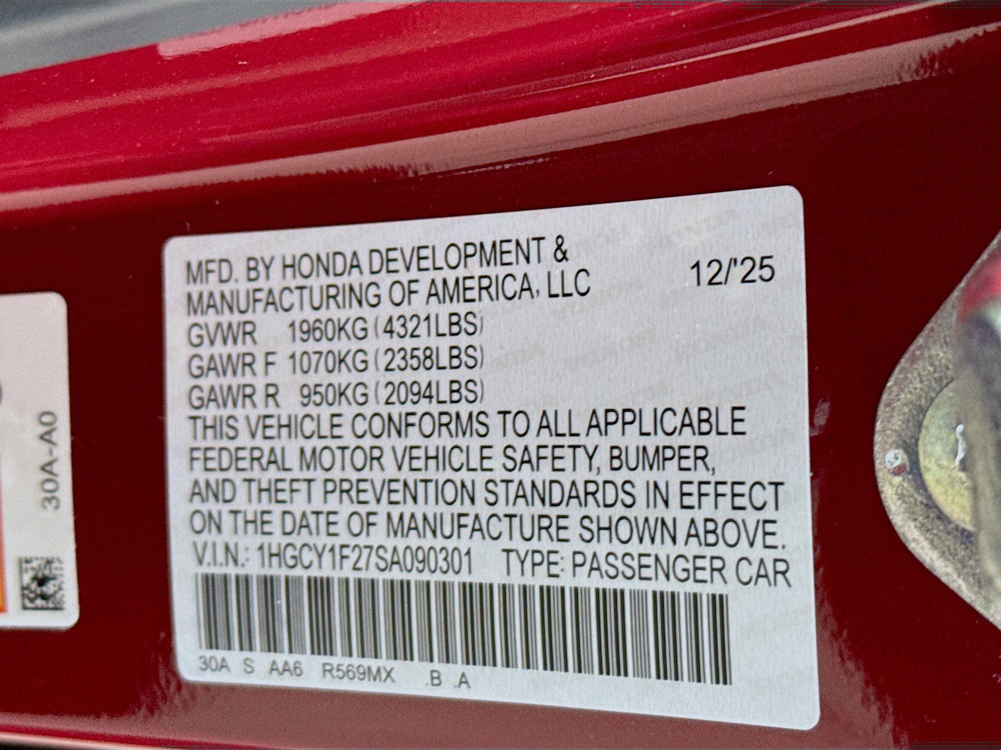 New 2025 Honda Accord LX image 35