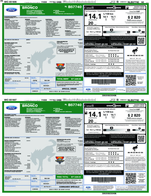 Certified 2022 Ford Bronco Wildtrak AWD/4WD image 41