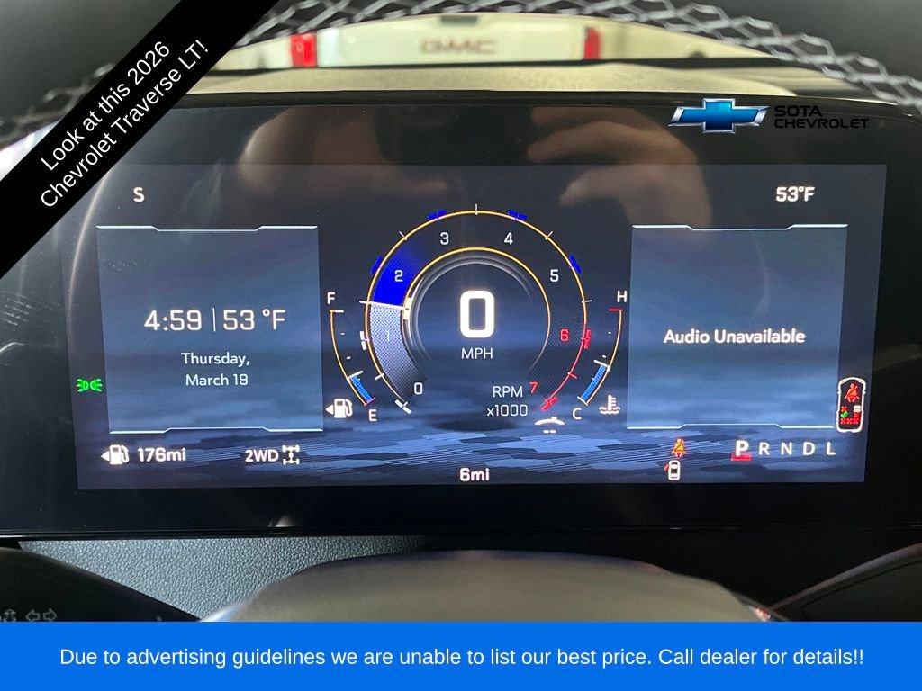 New 2026 Chevrolet Traverse LT AWD/4WD image 15