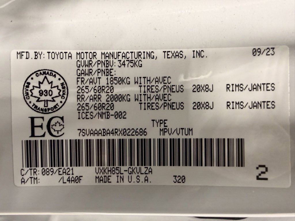 Used 2024 Toyota Sequoia Limited image 30