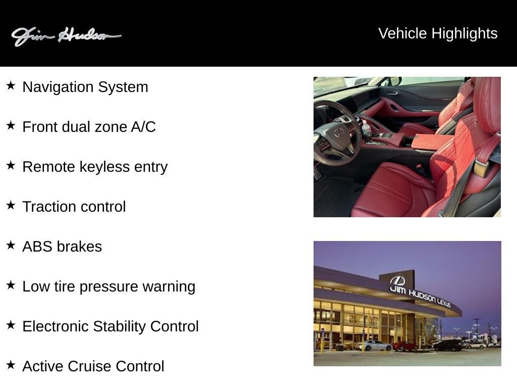 Used 2024 Lexus LC 500 Convertible w/ Touring Package RWD image 4