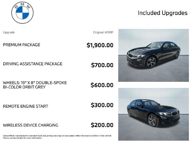 Certified 2023 BMW 330i xDrive Sedan w/ Premium Package AWD/4WD image 3