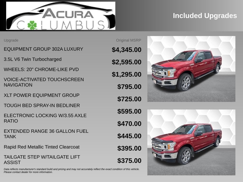Used 2020 Ford F150 XLT w/ Equipment Group 302A Luxury AWD/4WD image 7