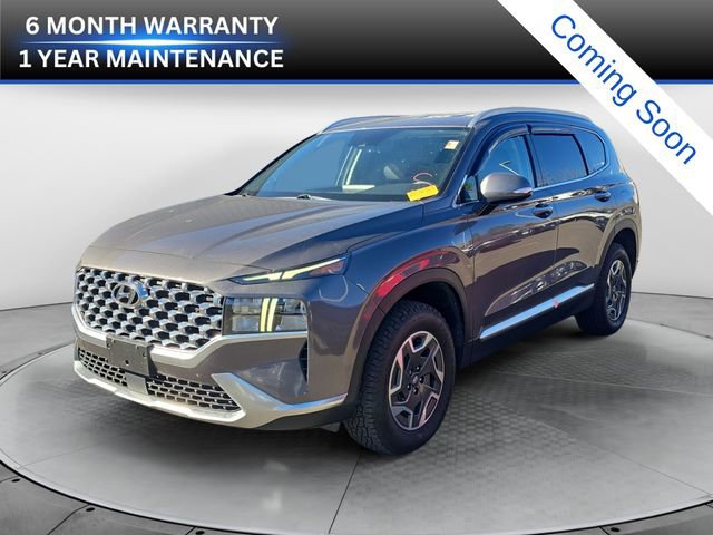 Used 2021 Hyundai Santa Fe Blue