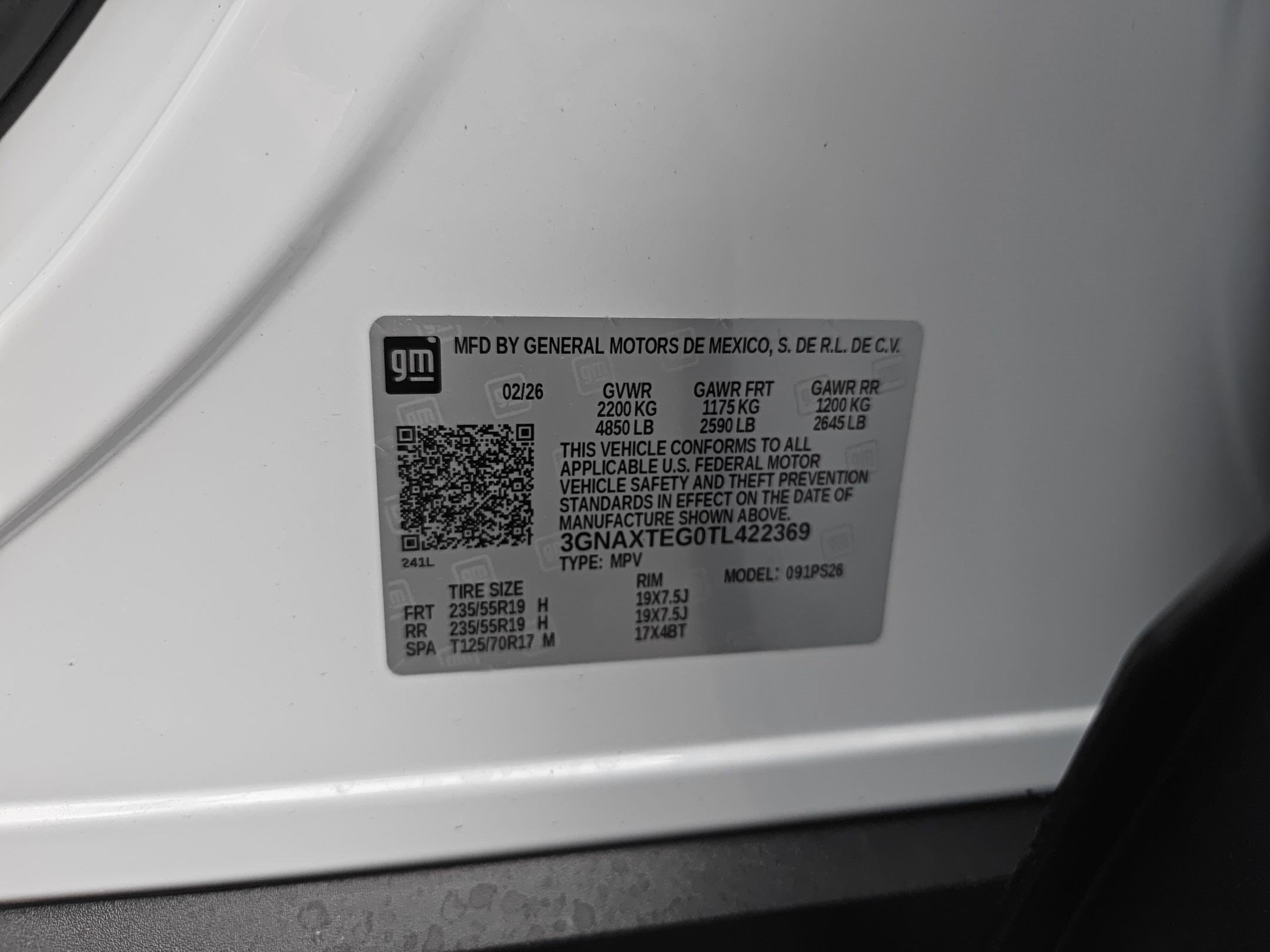 Certified 2026 Chevrolet Equinox RS AWD/4WD image 19