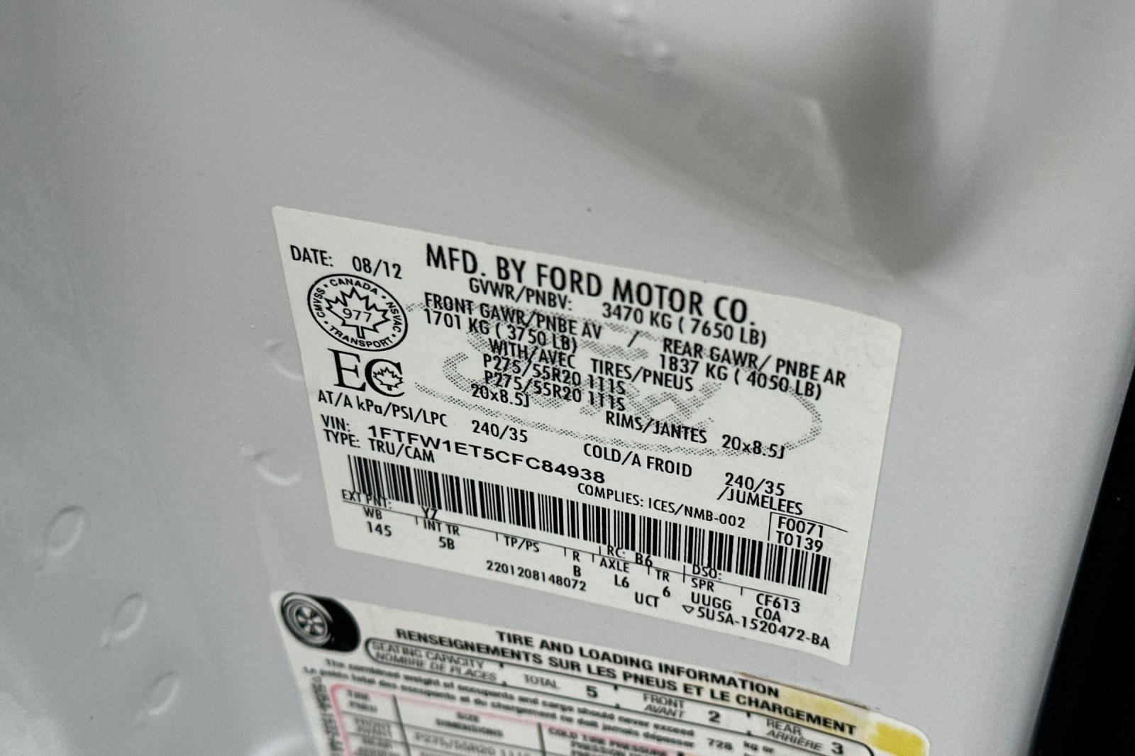 Used 2012 Ford F150 FX4 w/ FX Luxury Pkg image 26