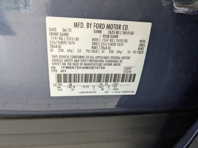 Used 2021 Ford Explorer XLT w/ Equipment Group 202A RWD image 22