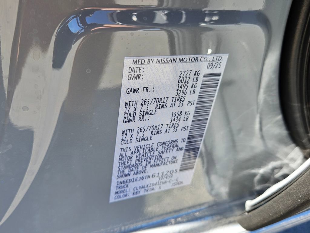 New 2026 Nissan Frontier Pro-X w/ Pro-X Convenience Package image 16