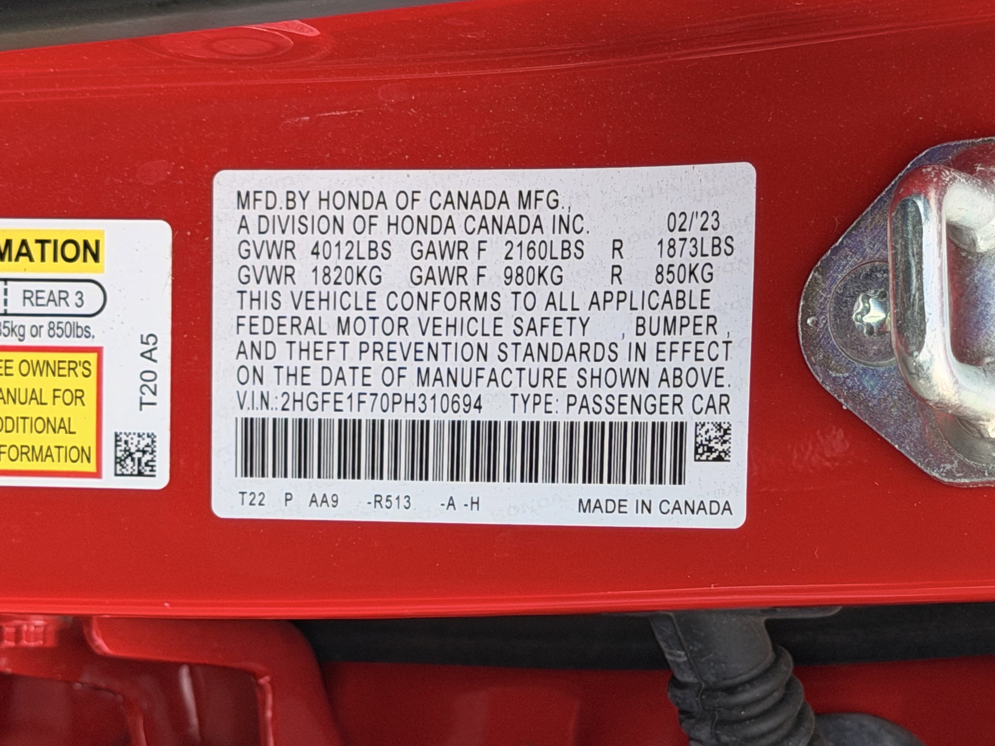 Used 2023 Honda Civic EX image 28