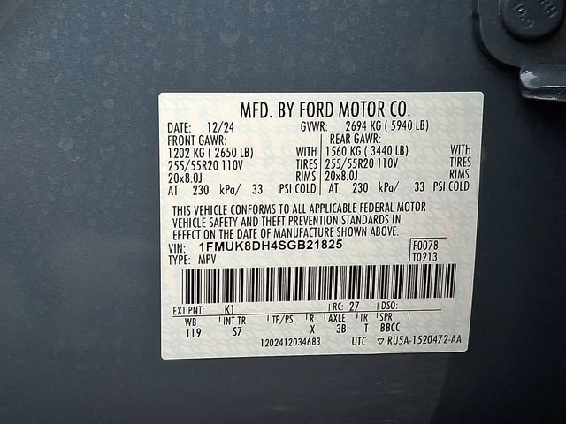 Certified 2025 Ford Explorer Active w/ Active Comfort Package AWD/4WD image 27