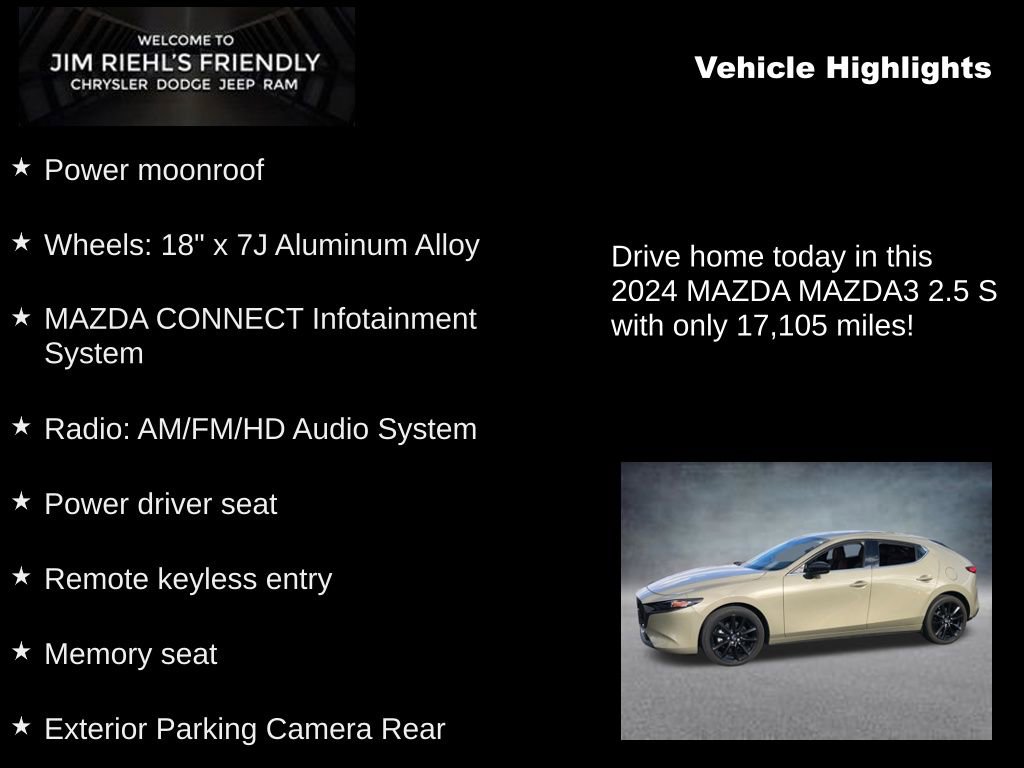 Used 2024 MAZDA MAZDA3 s image 5