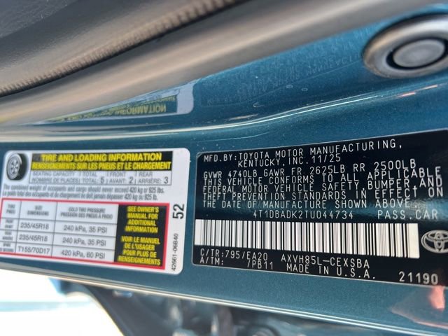 Certified 2026 Toyota Camry SE w/ Multimedia Upgrade Package AWD/4WD image 8