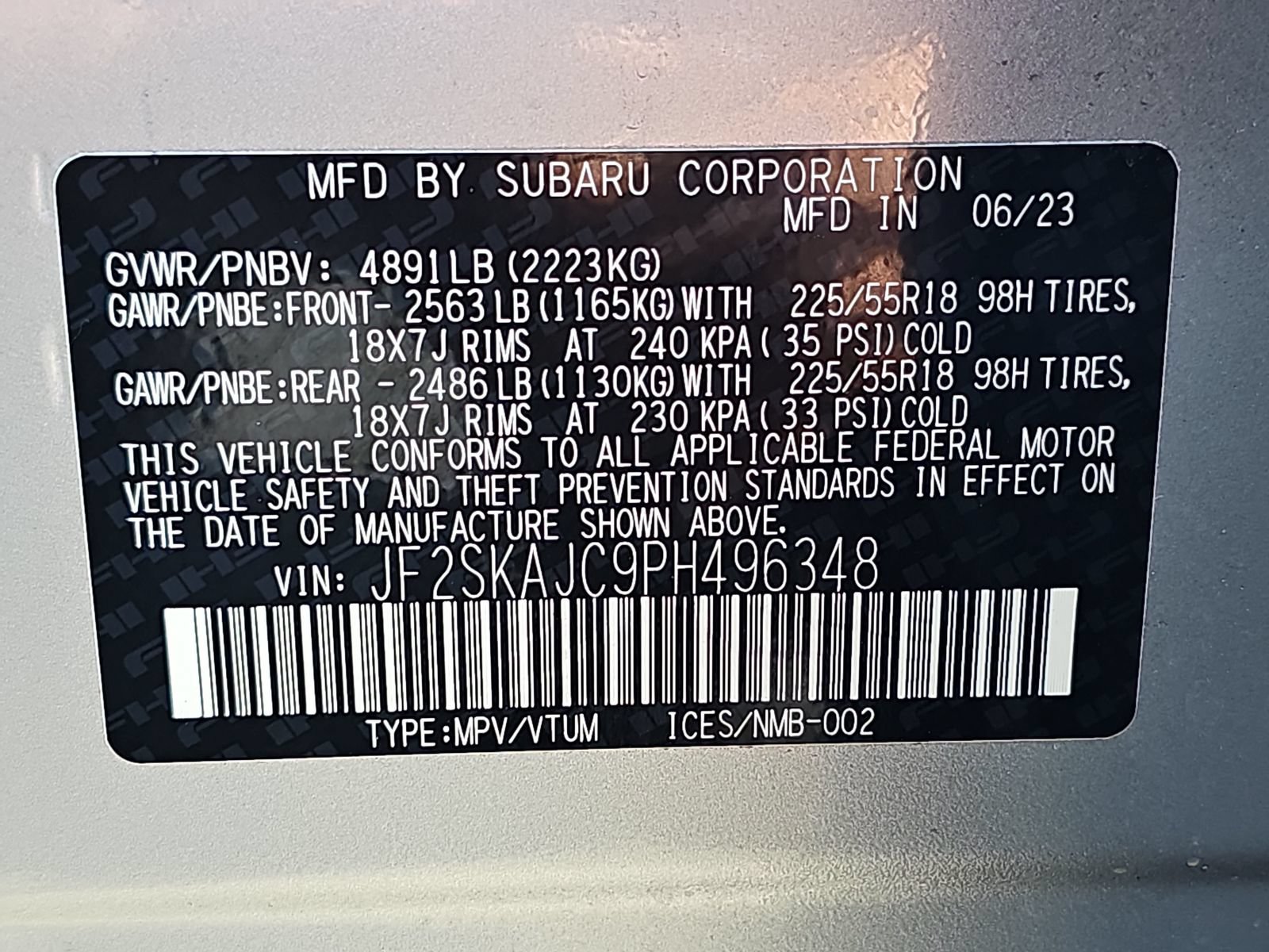 Certified 2023 Subaru Forester Sport AWD/4WD image 39