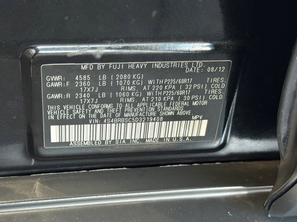 Used 2013 Subaru Outback 2.5i Limited w/ Special Appearance Pkg image 36