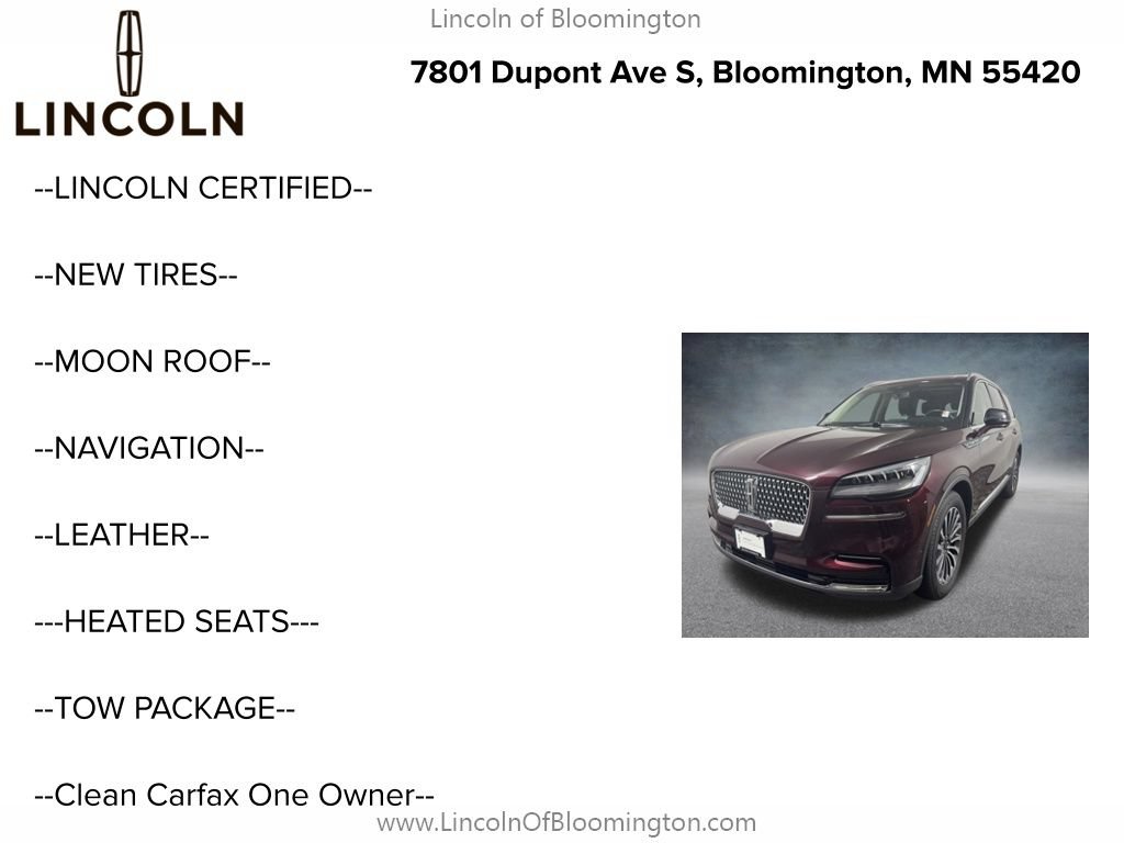 Certified 2022 Lincoln Aviator Reserve w/ Elements Package Plus AWD/4WD image 6