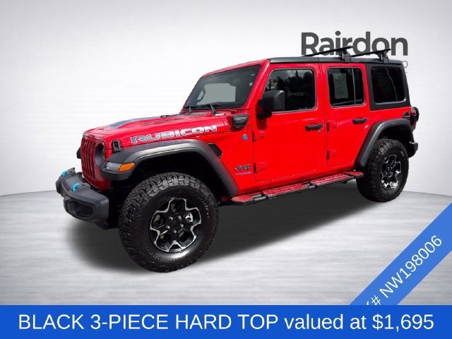Used 2022 Jeep Wrangler Unlimited Rubicon 4xe AWD/4WD image 3