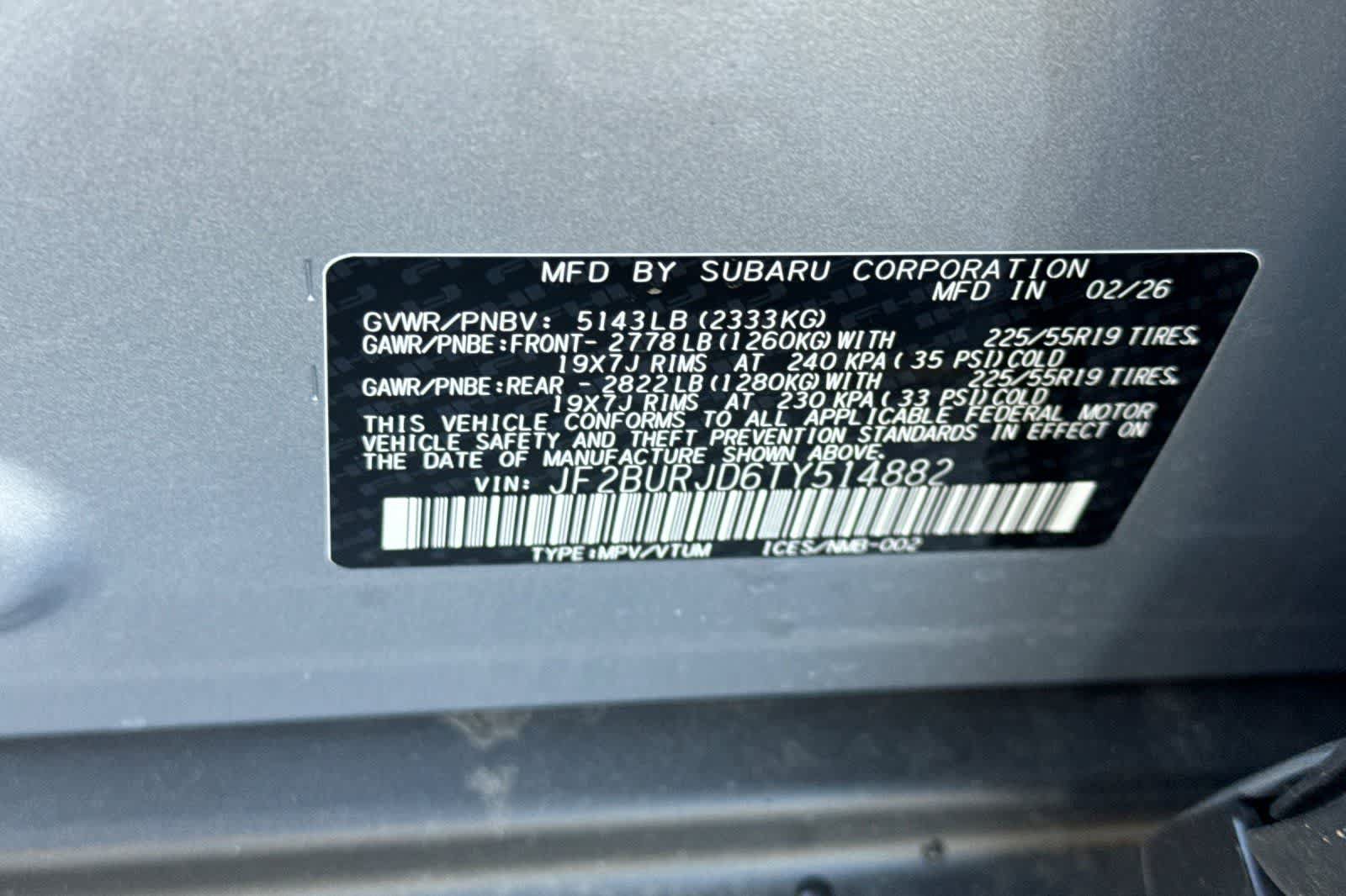 New 2026 Subaru Outback Touring XT AWD/4WD image 32