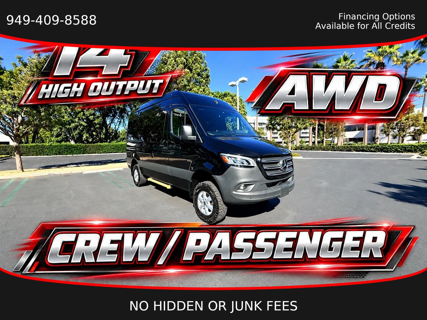 Used 2023 Mercedes-Benz Sprinter 4x4 2500 144 Passenger