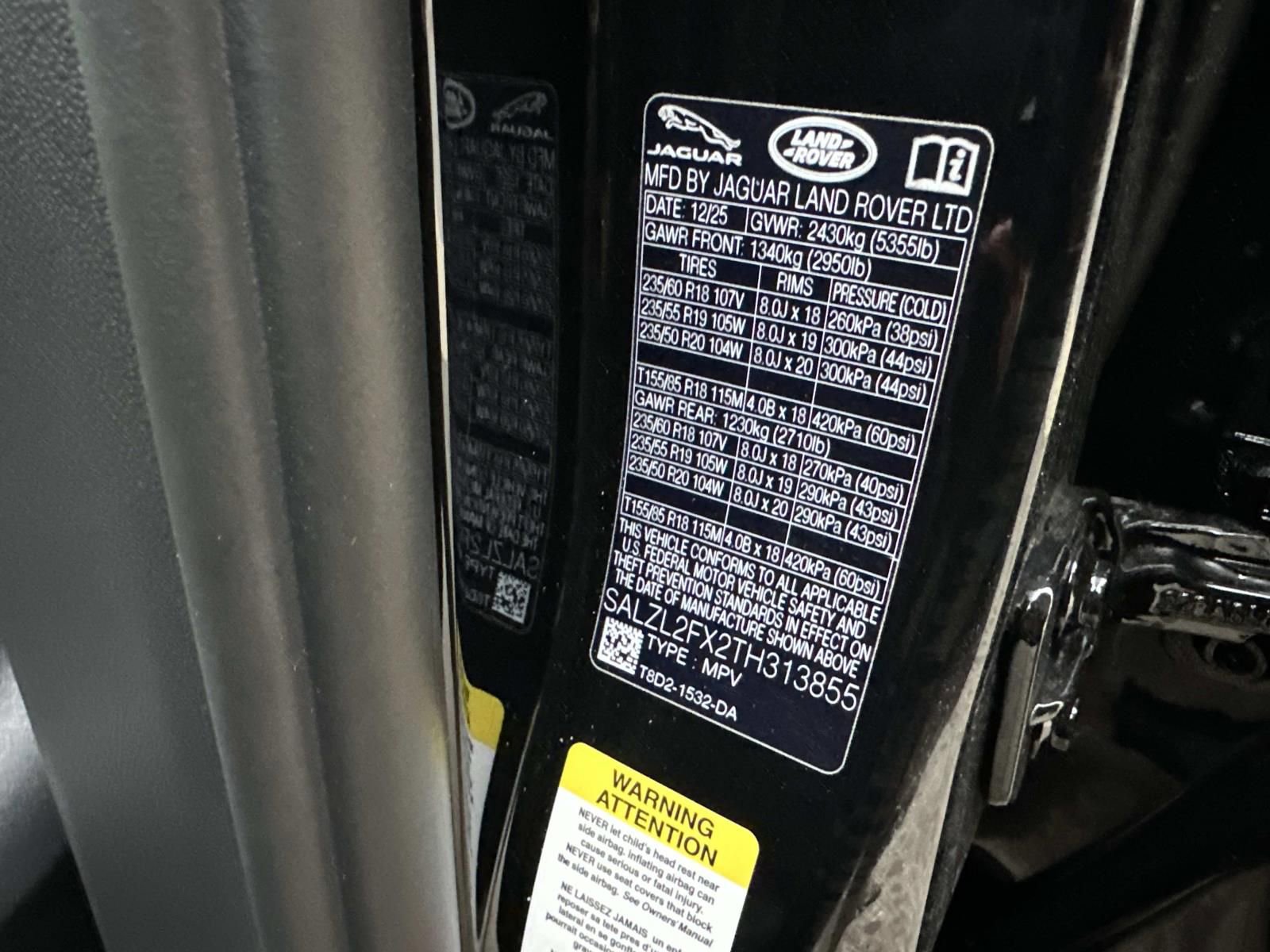 New 2026 Land Rover Range Rover Evoque Dynamic SE image 22