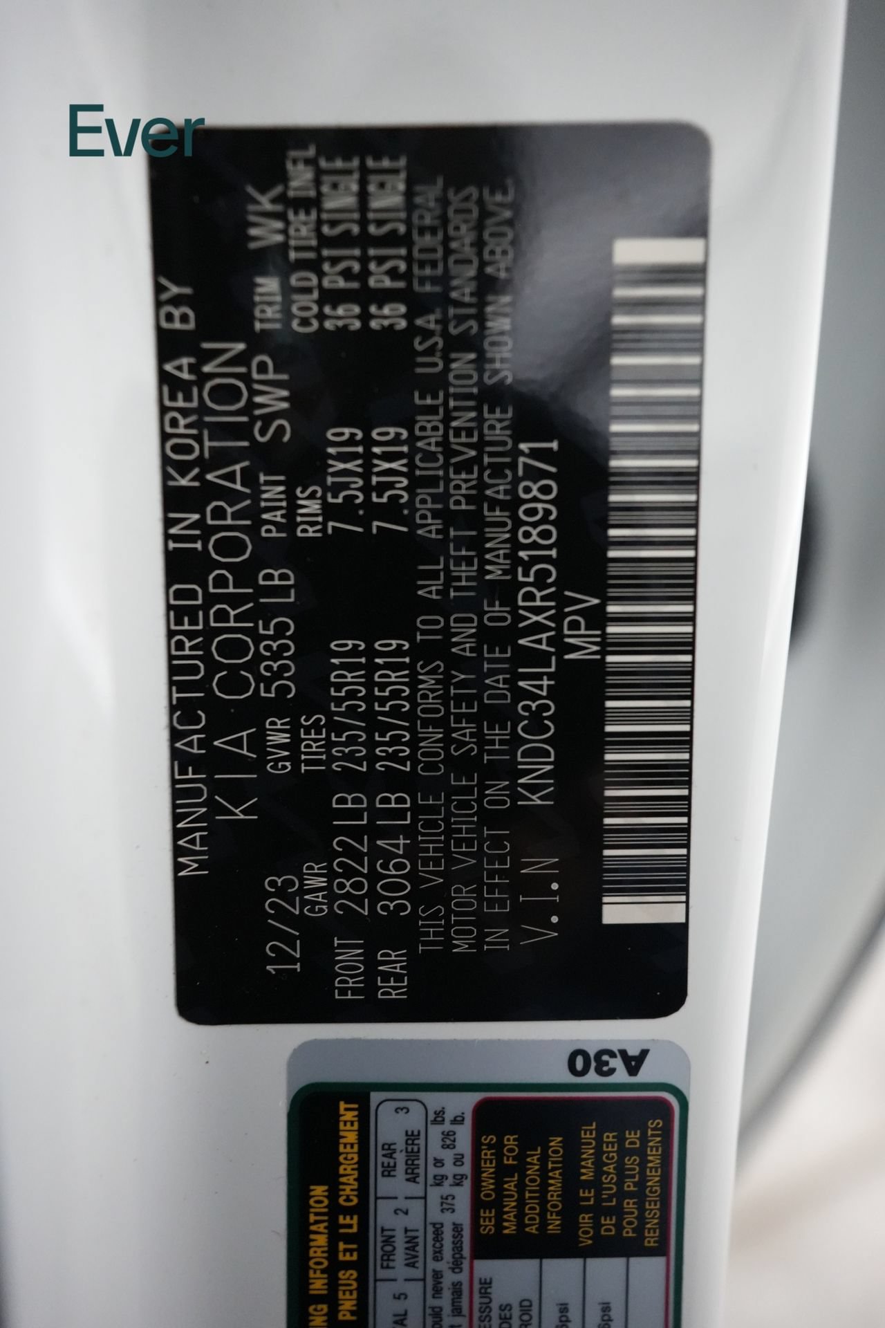 Used 2024 Kia EV6 Light RWD image 26
