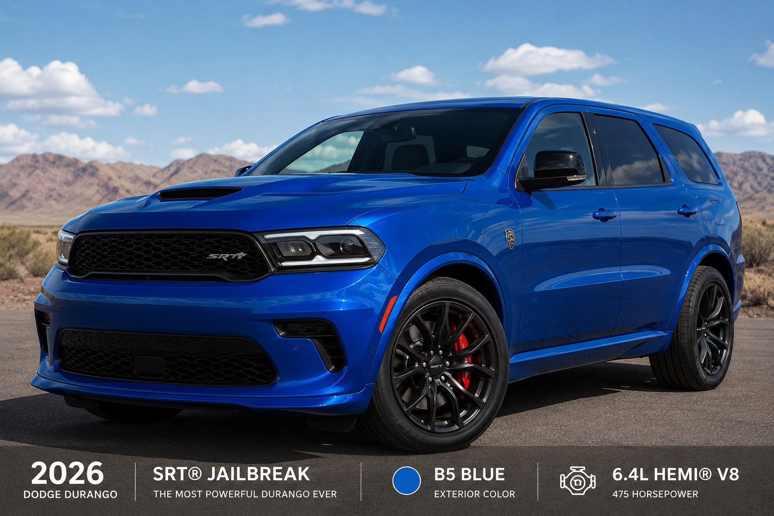 New 2026 Dodge Durango SRT Hellcat AWD/4WD image 1