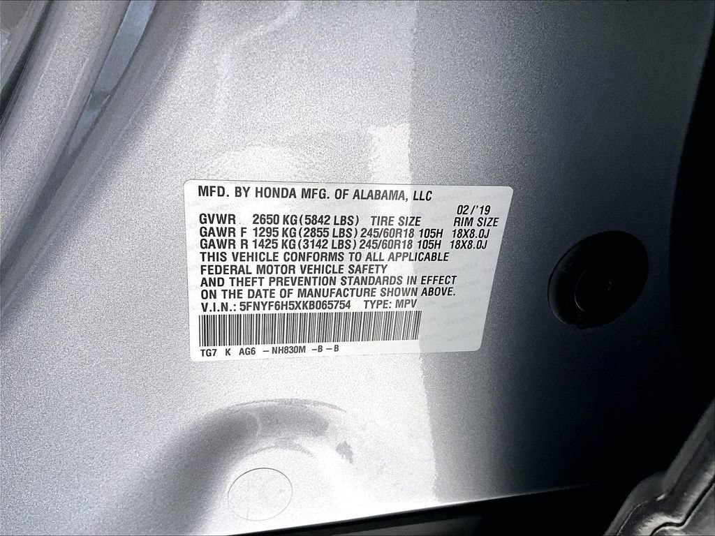 Used 2019 Honda Pilot EX-L image 37