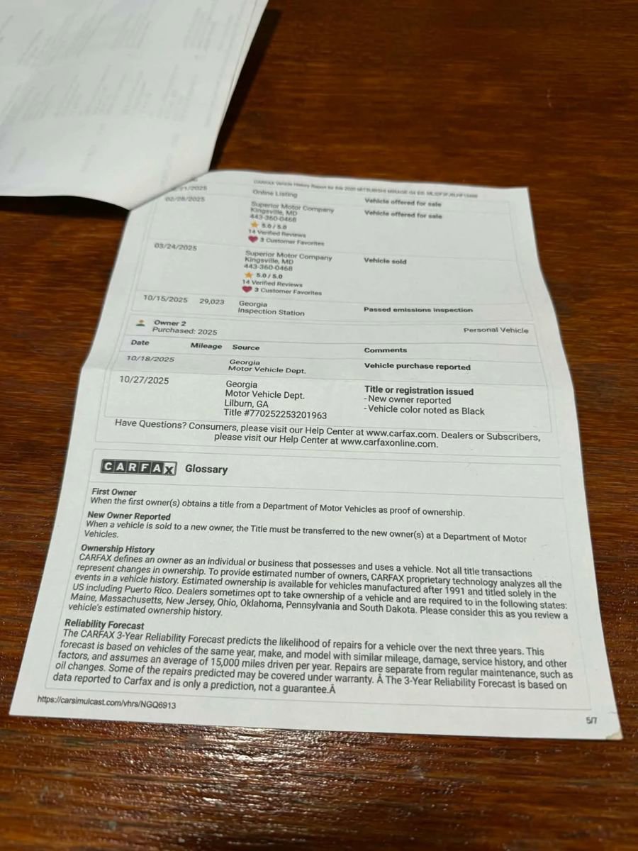 Used 2020 Mitsubishi Mirage G4 ES image 19