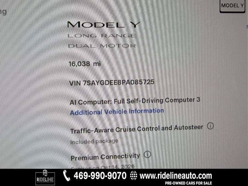 Used 2023 Tesla Model Y Long Range AWD/4WD image 21