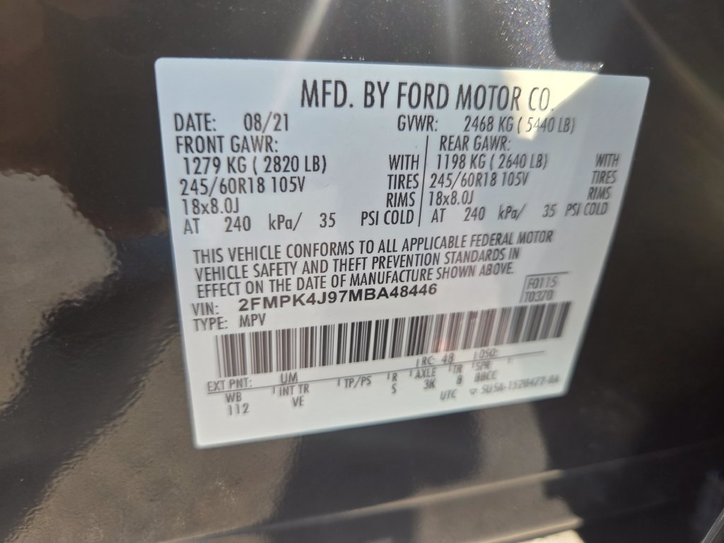 Used 2021 Ford Edge SEL w/ Convenience Package AWD/4WD image 12