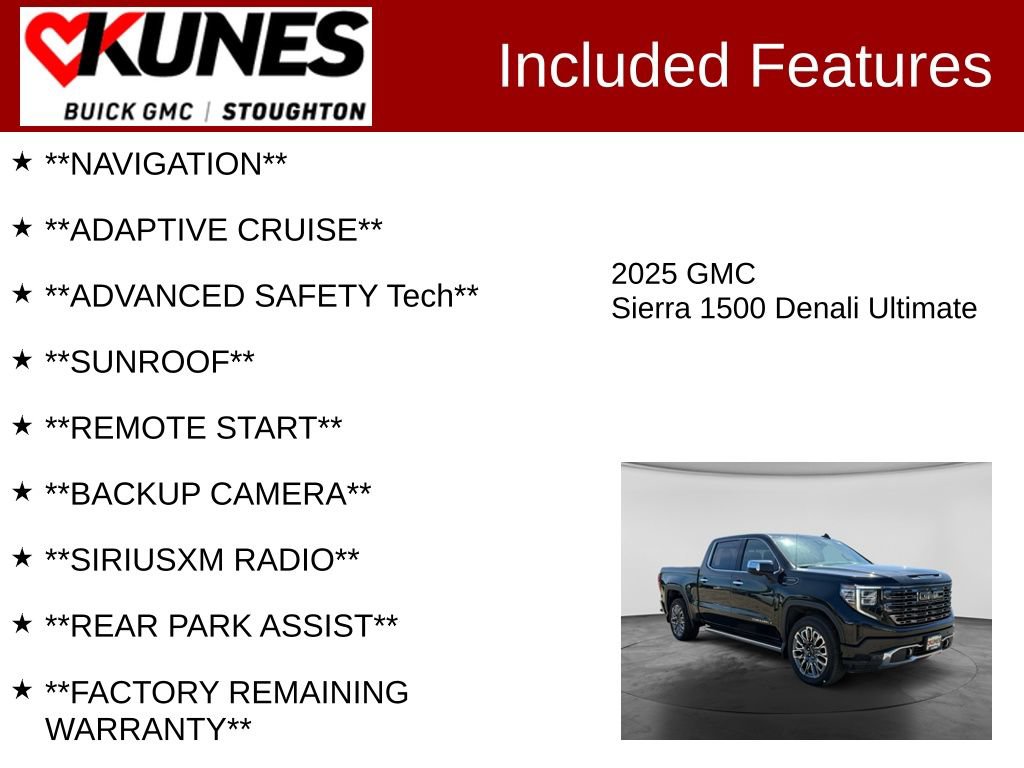Used 2025 GMC Sierra 1500 Denali Ultimate AWD/4WD image 2