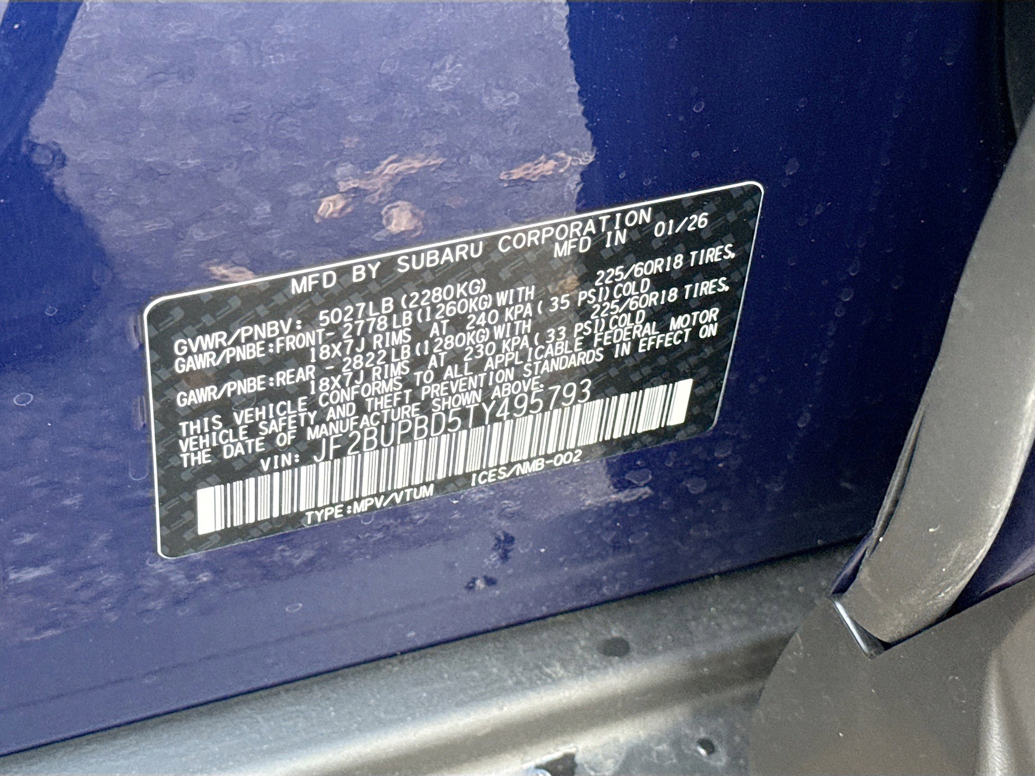 New 2026 Subaru Outback Premium image 42