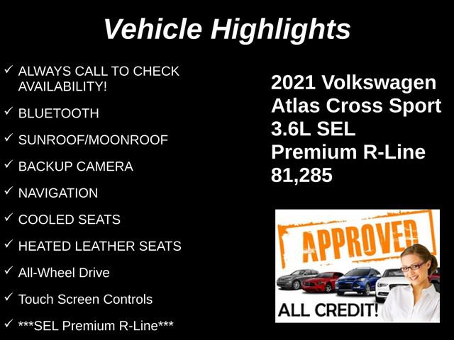 Used 2021 Volkswagen Atlas Cross Sport SEL Premium R-Line AWD/4WD image 9