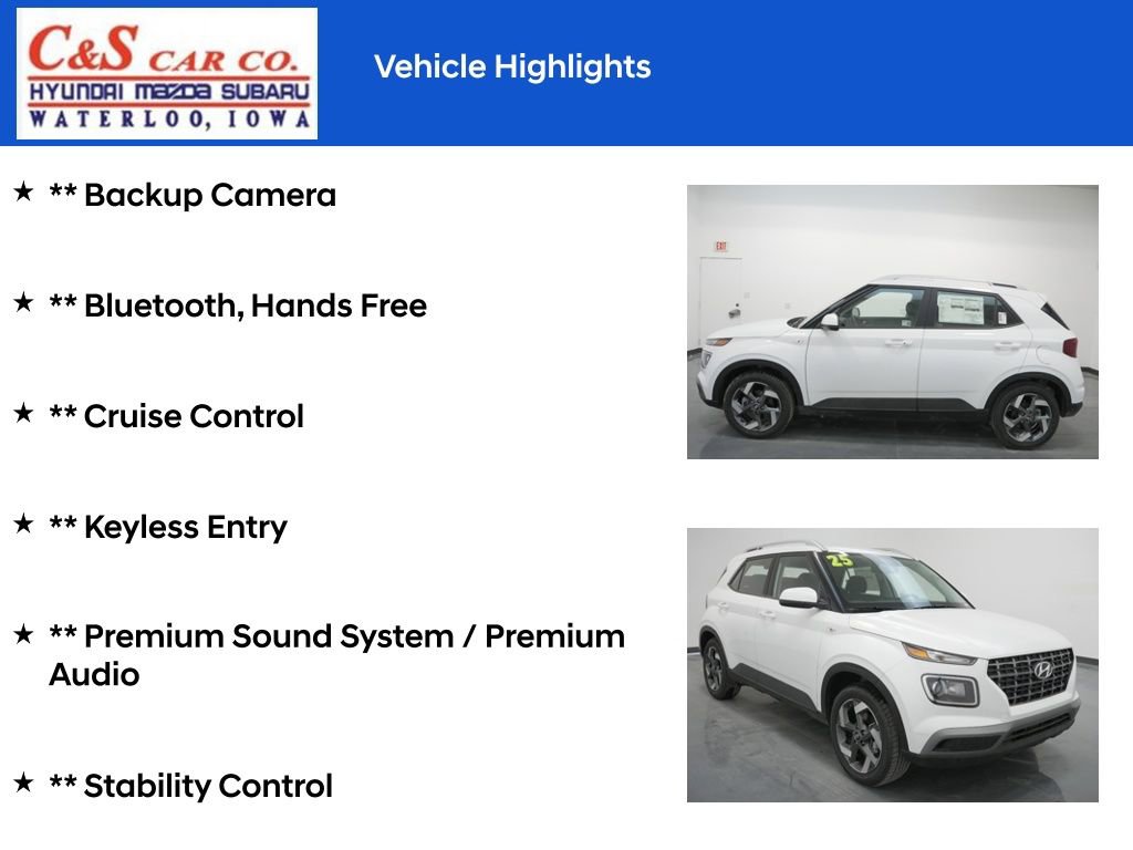 New 2025 Hyundai Venue SEL image 7