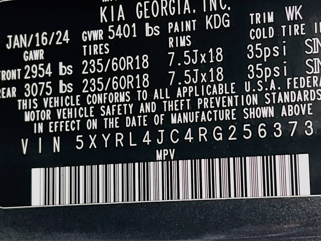 Used 2024 Kia Sorento S FWD image 28