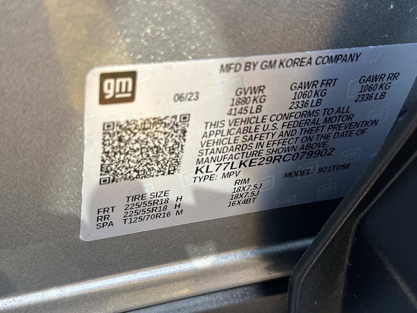 Certified 2024 Chevrolet Trax ACTIV w/ Sunroof Package FWD image 17